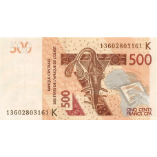 P719Kb Senegal - 500 Francs Year 2013